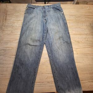 Vintage Pelle Pelle Jeans Mens 36x34 Blue Wide Leg Denim Baggy Hip Hop Y2K